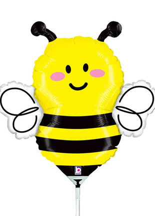 14in Betallic Bee Balloon (Heat Seal Required)