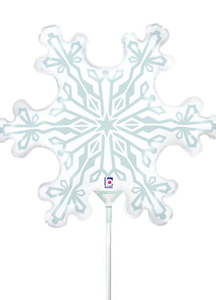 14in Betallic Snowflake Balloon (Heat Seal Required)