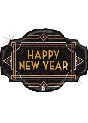32in Betallic Happy New Year Balloon - Joker Party Supply