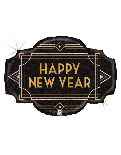 32in Betallic Happy New Year Balloon - Joker Party Supply