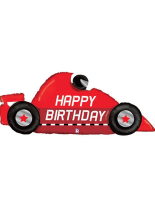 43in Betallic Race Car Balloon - Joker Party Supply