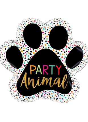 24in Betalllic Party Animal Paw Balloon - Joker Party Supply