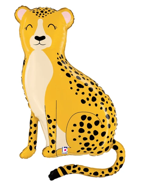 30in Betallic Jungle Cheetah Balloon - Joker Party Supply