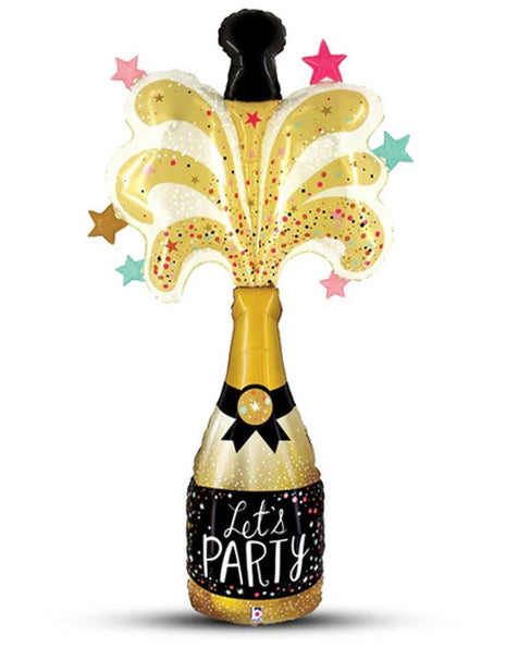 60in Betallic Special Delivery Party Champagne Balloon - Joker Party Supply