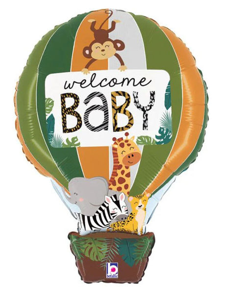 24in Beatllic Animal Welcome Baby Balloon - Joker Party Supply