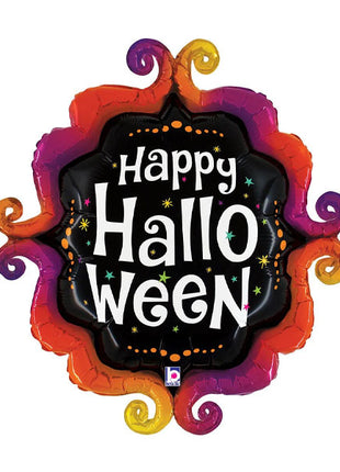 36in Betallic Halloween Fancy Frame Balloon