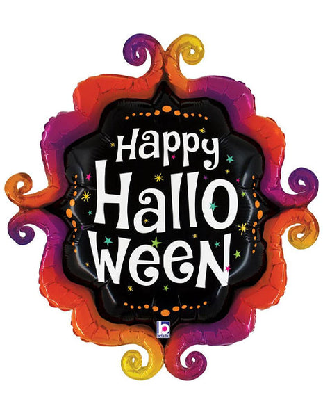 36in Betallic Halloween Fancy Frame Balloon