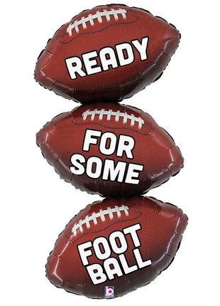 34in Betallic Football Trio Balloon