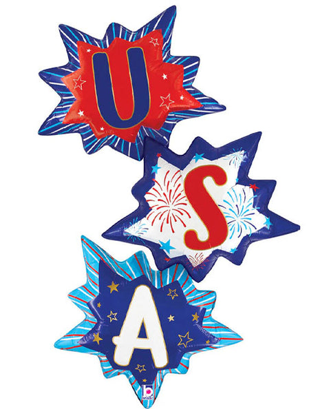 Globo explosivo Betallic USA de 41 pulgadas