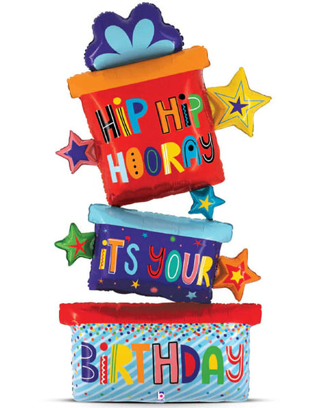 58in Betallic Special Delivery Birthday Gifts Balloon - Joker Party Supply
