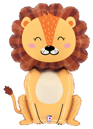 32in Betallic Jungle Lion Balloon - Joker Party Supply