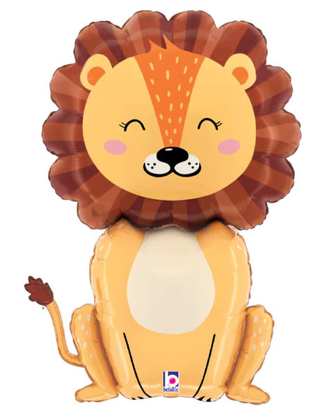 32in Betallic Jungle Lion Balloon - Joker Party Supply