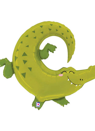 34in Betallic Jungle Alligator Balloon - Joker Party Supply
