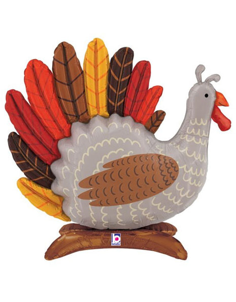 29in Betallic Air-Filled StandUps Turkey Balloon