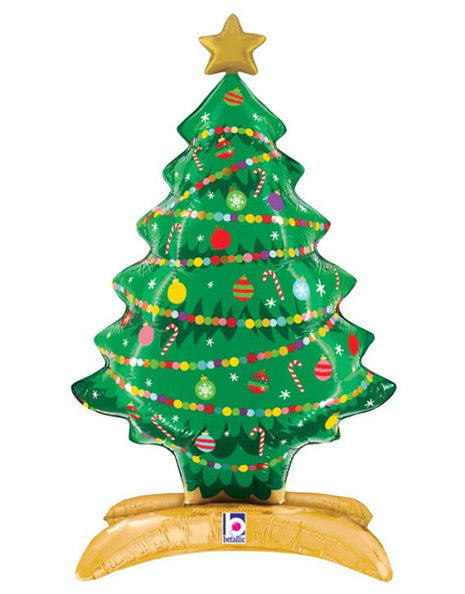 31in Betallic StandUps Christmas Tree Balloon - Joker Party Supply