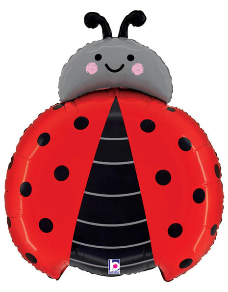 24in Betallic Lady Bug Balloon