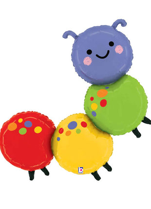 39in Betallic Caterpillar Balloon