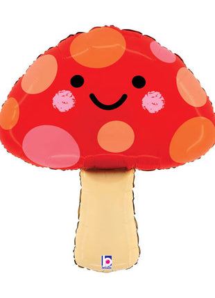 23in Betallic Mushroom Balloon - Joker Party Supply