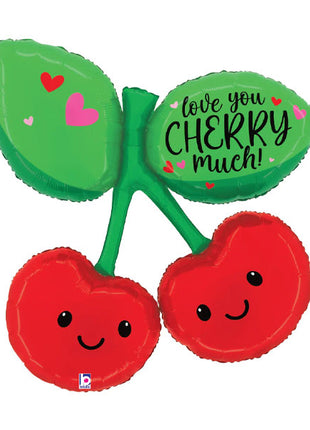 37in Betallic Love You Cherry Balloon