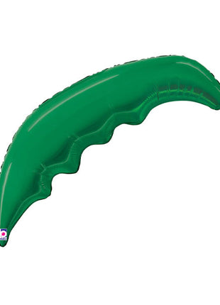 Globo de hoja de palma verde betálico de 33 pulgadas