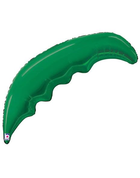 33in Betallic Green Palm Frond Balloon
