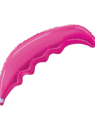 33in Betallic Fuchsia Palm Frond Balloon