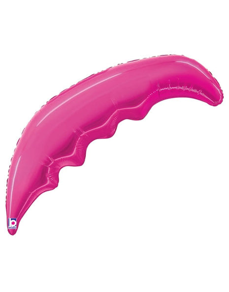 33in Betallic Fuchsia Palm Frond Balloon