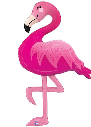 44in Betallic Pink Flamingo Balloon