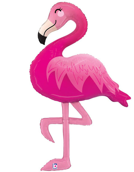 44in Betallic Pink Flamingo Balloon