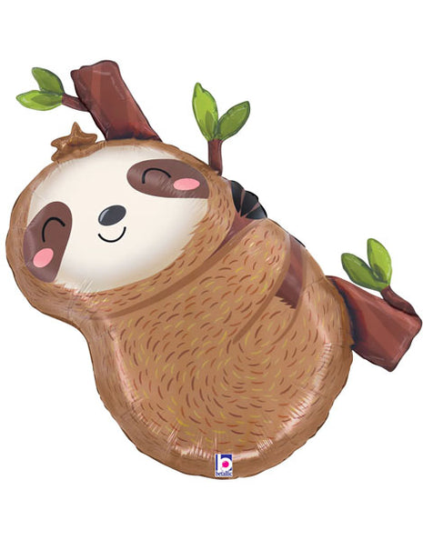 28in Betallic Cute Sloth Balloon