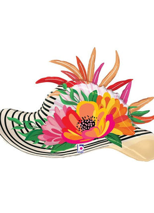 Globo de sombrero Derby elegante Betallic de 32 pulgadas