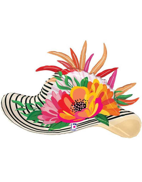 32in Betallic Fancy Derby Hat Balloon