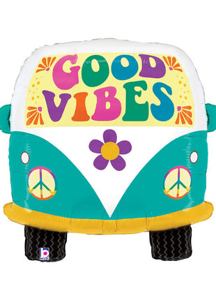 27in Betallic Groovy Good Vibes Bus Balloon
