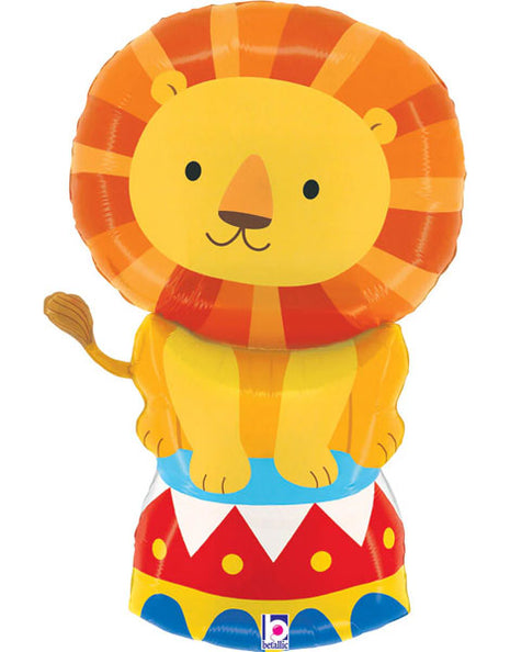 29in Betallic Circus Lion Balloon