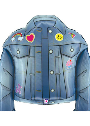 26in Betallic Birthday Patches Denim Balloon