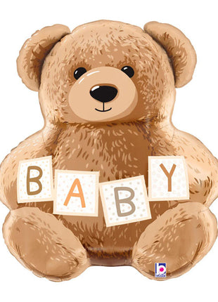 26in Betallic Baby Teddy Bear Balloon