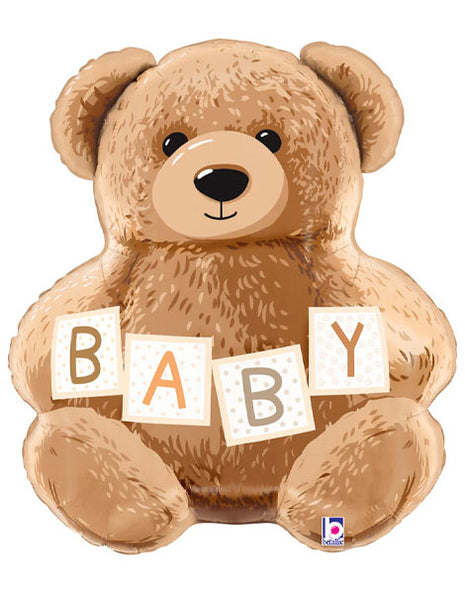 26in Betallic Baby Teddy Bear Balloon