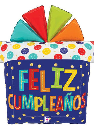 27in Betallic Regalo De Cumpleanos Balloon