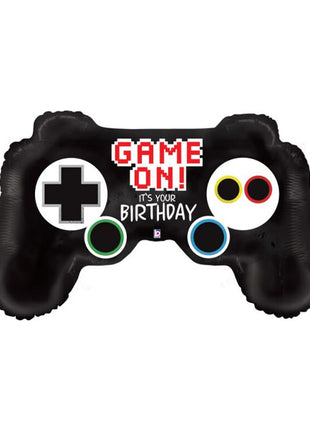 36in Betallic Game Controller Birthday Balloon