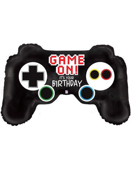 36in Betallic Game Controller Birthday Balloon