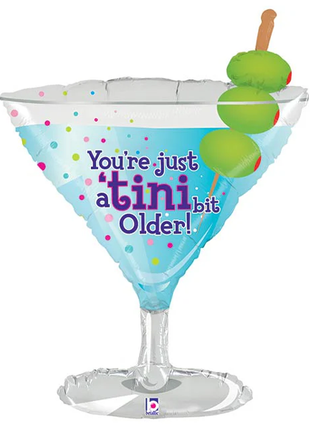 32in Betallic A 'Tini Bit Older Balloon - Joker Party Supply