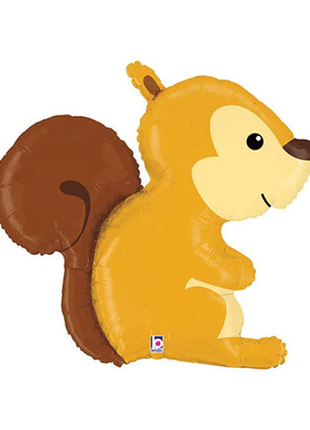36in Betallic Woodland Squirrel Balloon - Joker Party Supply