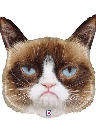 28in Betallic Grumpy Cat Balloon