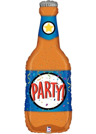 34in Betallic Beer Bottle Party Balloon - Joker Party Supply