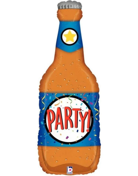 34in Betallic Beer Bottle Party Balloon - Joker Party Supply