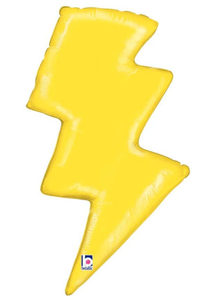 31in Betallic Lightning Bolt Balloon Balloon - Joker Party Supply