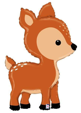 39in Betallic Woodland Deer Balloon - Joker Party Supply