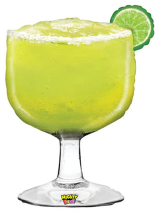 33in Betallic Mighty Margarita Balloon - Joker Party Supply