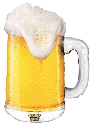34in Betallic Mighty Bright Beer Balloon - Joker Party Supply