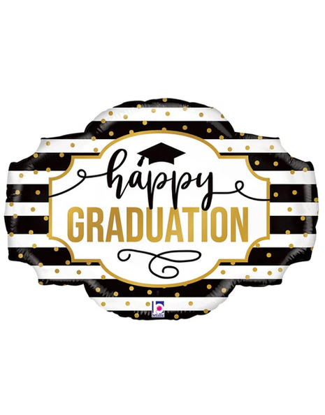 32in Betallic Happy Graduation Marquee Balloon